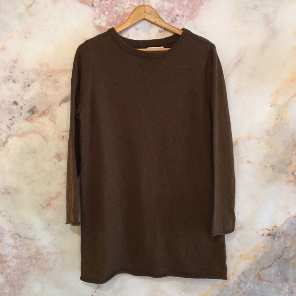 NWT Oak & Fort Brown Slub Knit Sweater